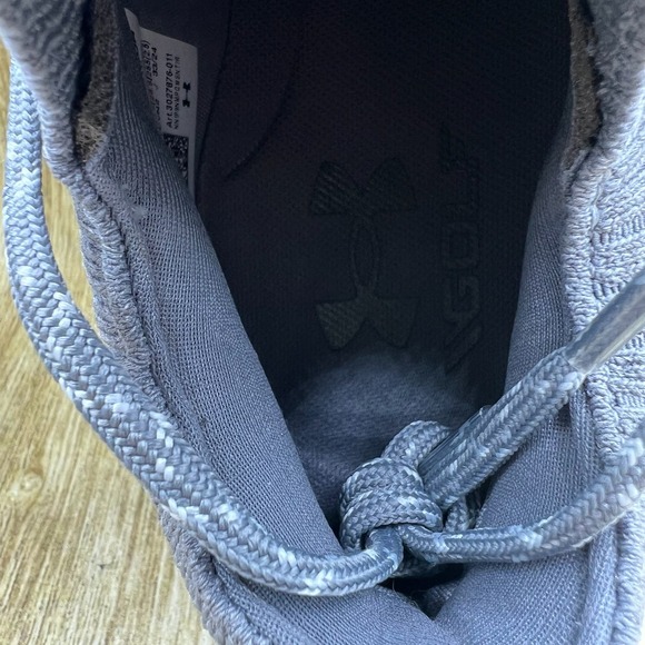 Under Armour Phantom Fore Men\'s 7.5 Grey White Waterproof Golf Shoes 3027876-011 main image 5